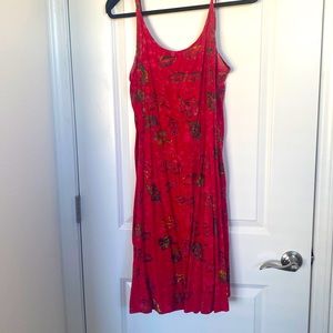 Red sundress